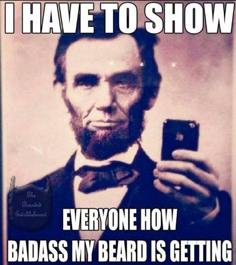 Lincolnskägget hyllas  Nätet är fullt av skäggälskare som hyllar Abraham Lincolns skägg