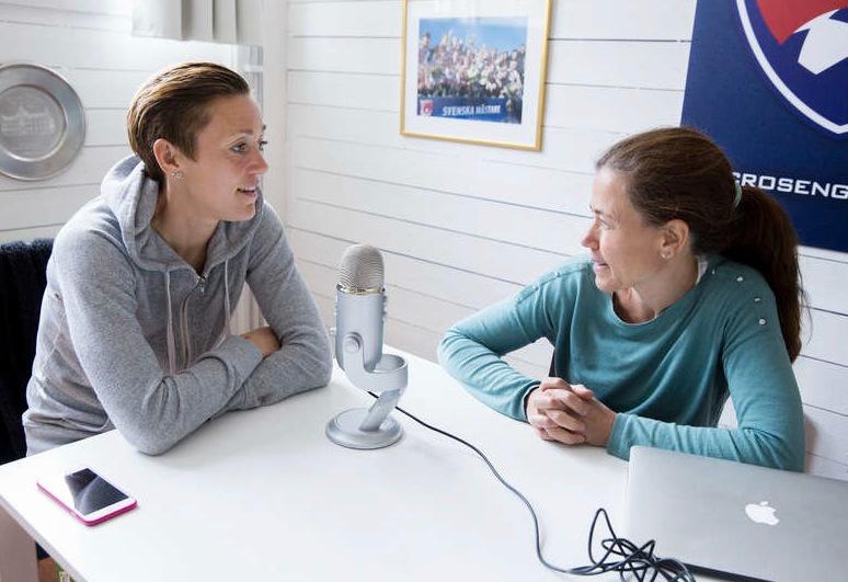 Sportbladets Petra Thorén fick en pratstund med Therese Sjögran.