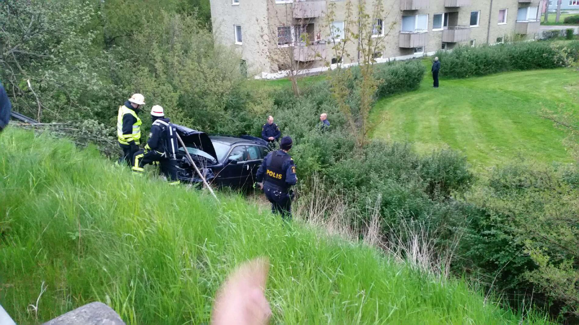 Olyckan vid Södertälje.