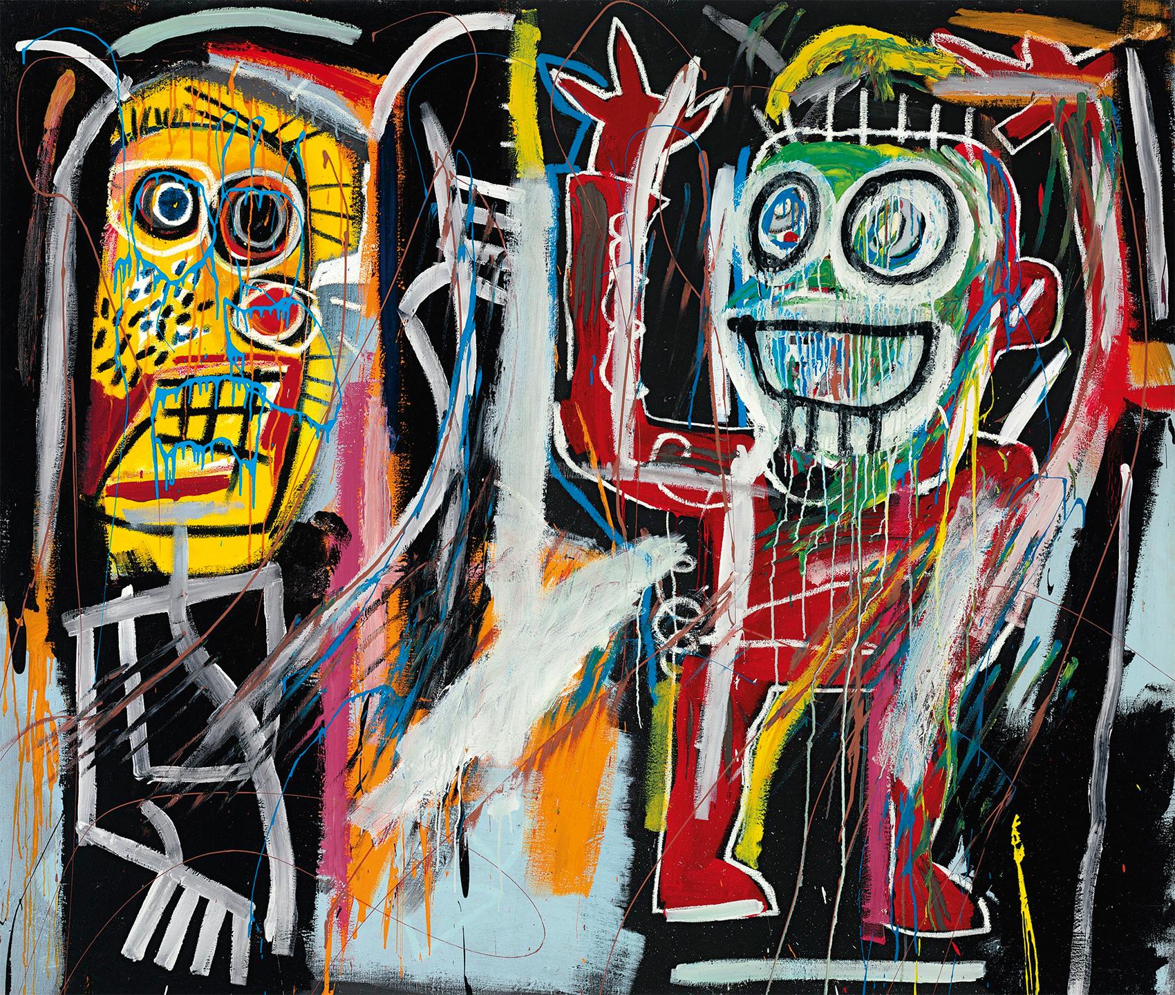 Ett verk av Jean-Michel Basquiat.