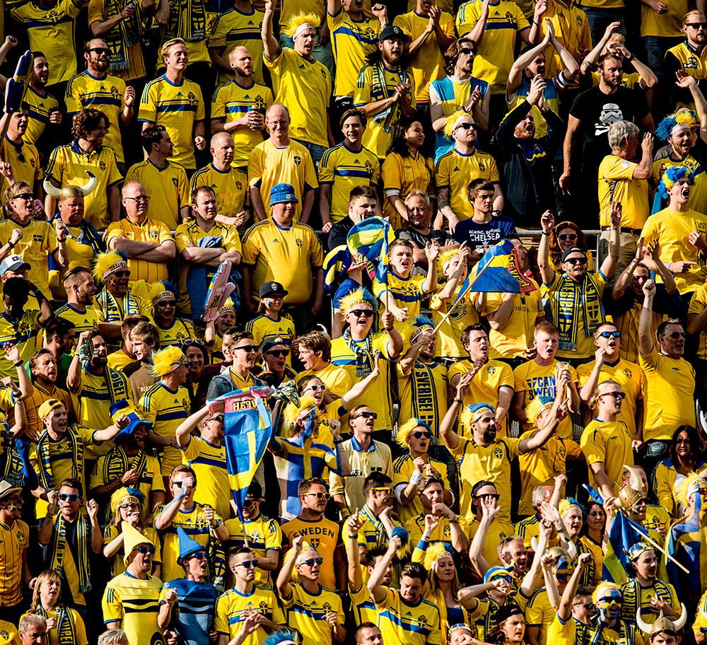 Svenska fans i Tjeckien