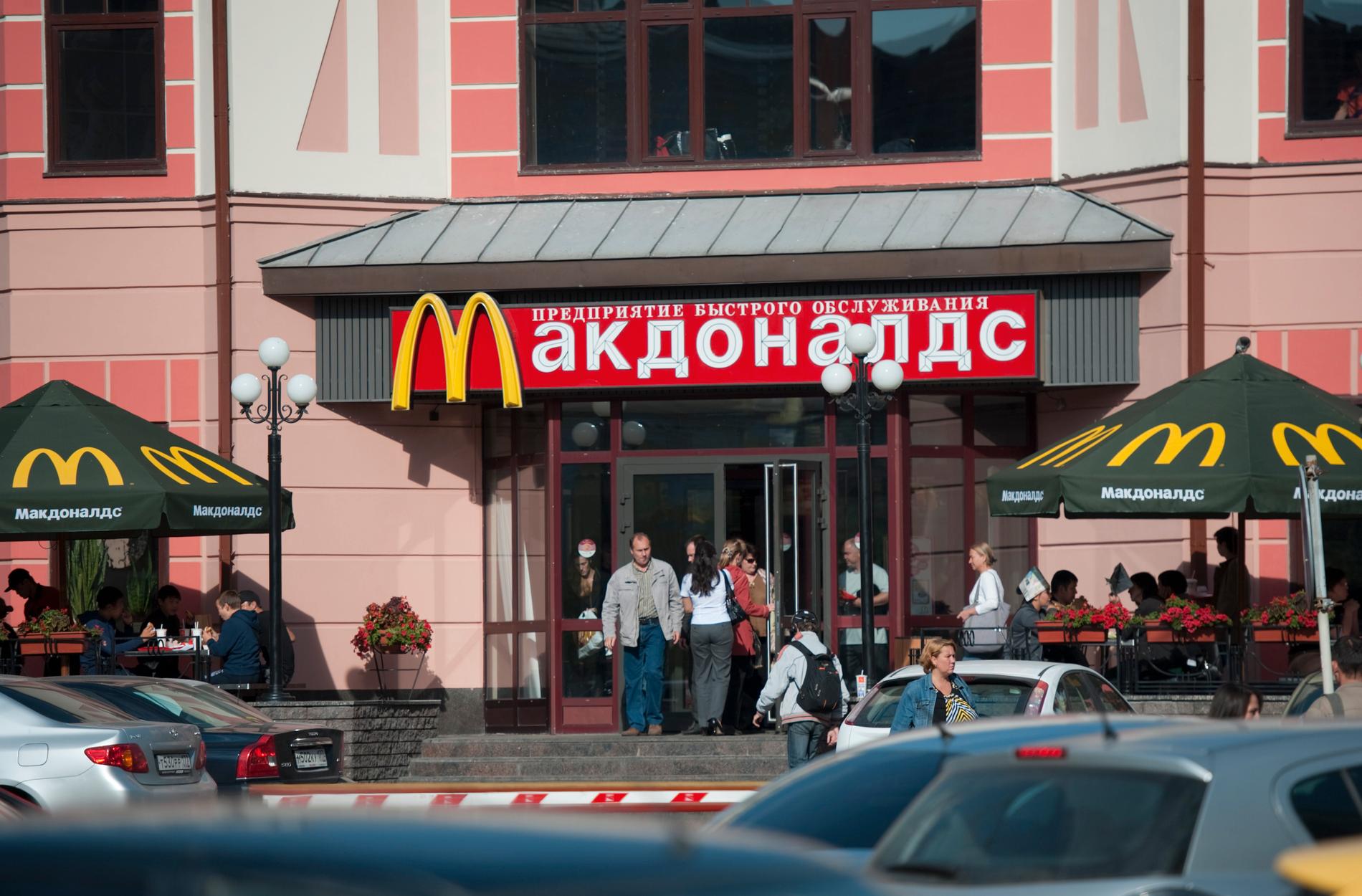 I Ryssland tar McDonalds ner skylten.