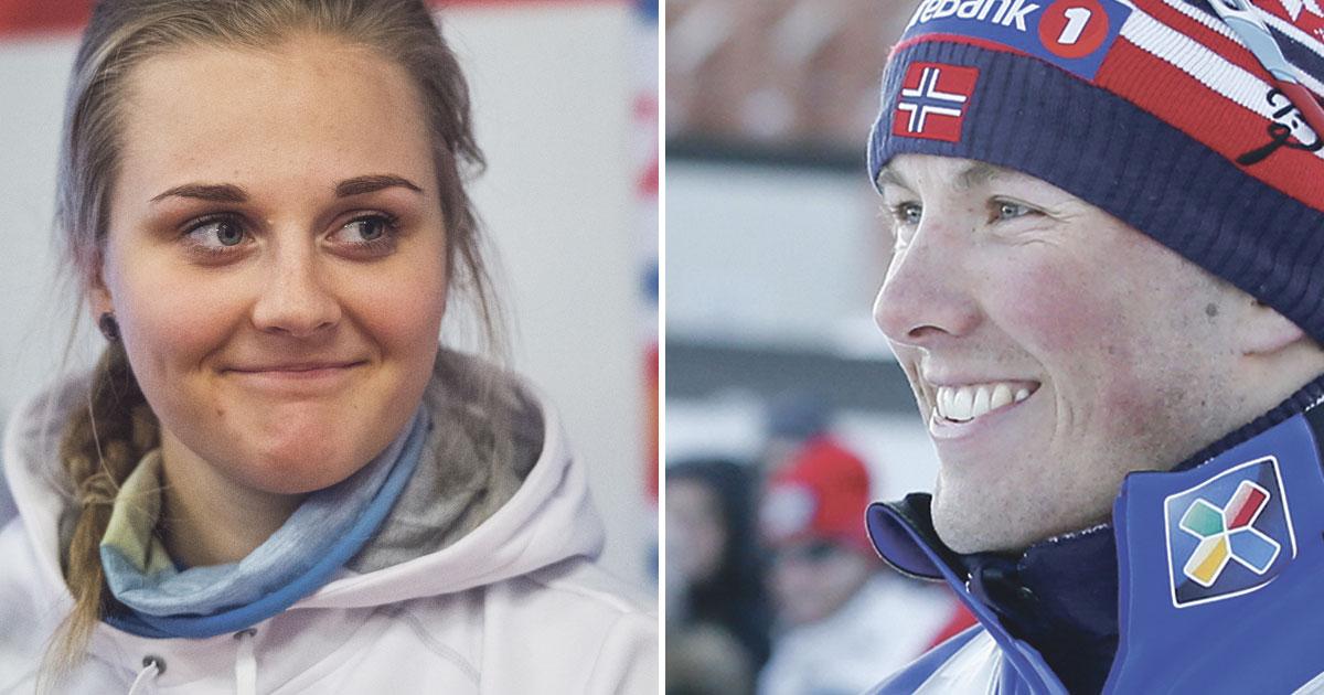 Stina Nilsson och Emil Iversen ses mer ofta nu i och med att Iversens pappa är Nilssons tränare.
