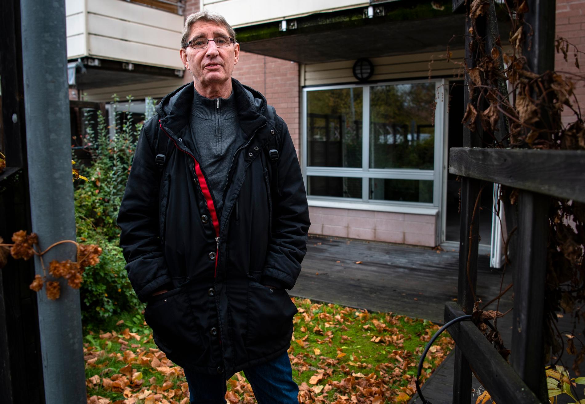 Per-Inge Flykt, 59, är av de drabbade efter sommarens översvämningar i Gävle.
