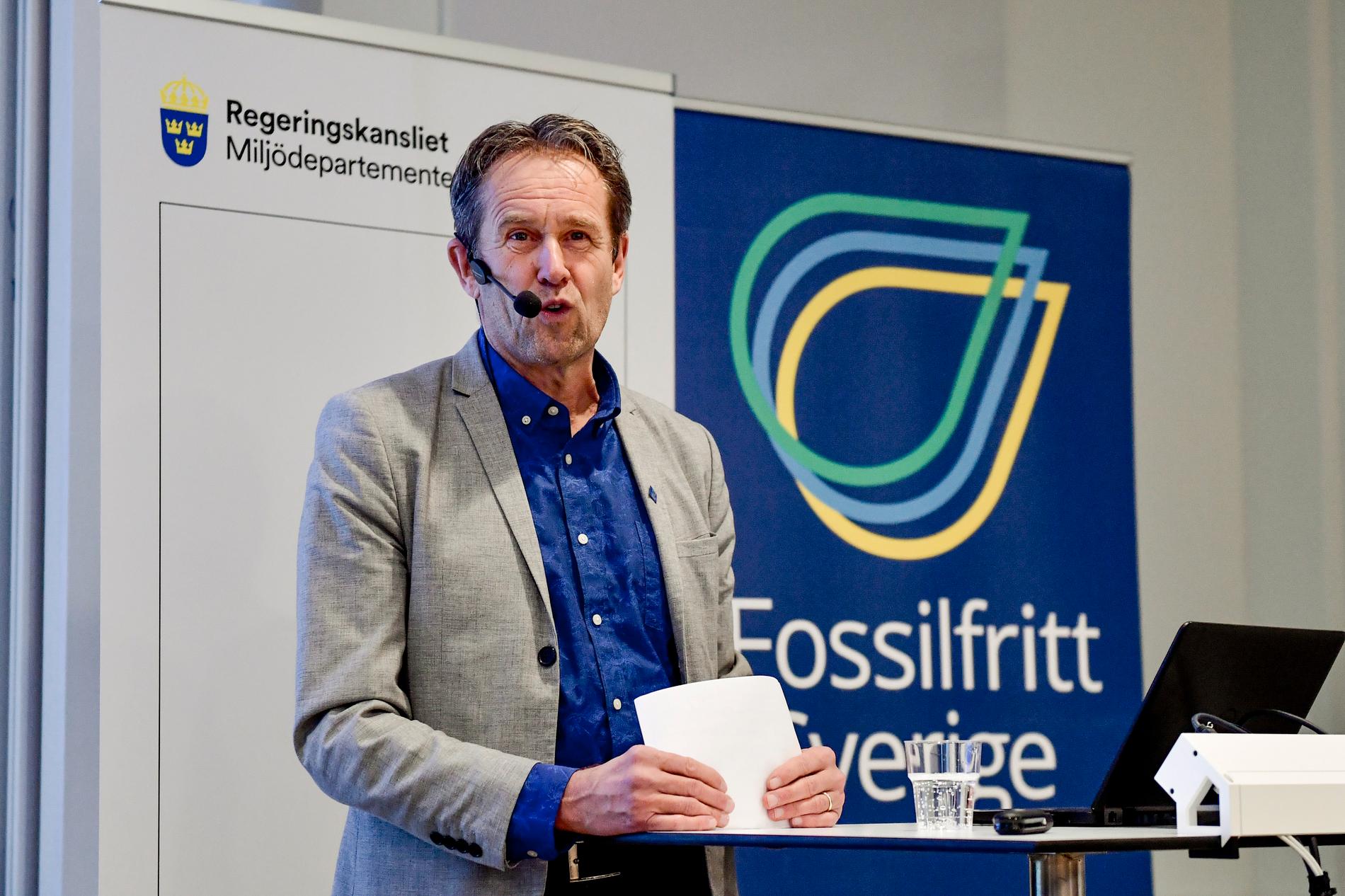 Svante Axelsson, nationell samordnare för Fossilfritt Sverige, som regeringen startade 2015 med syfte att öka takten i klimatomställningen. Arkivbild.