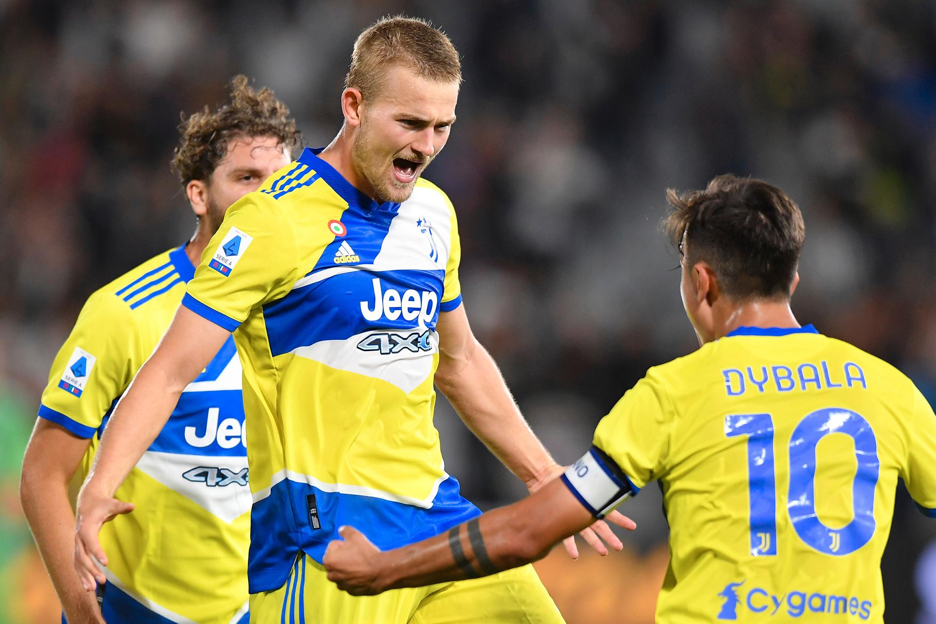 Juventus Matthijs de Ligt gjorde 3–2-målet.