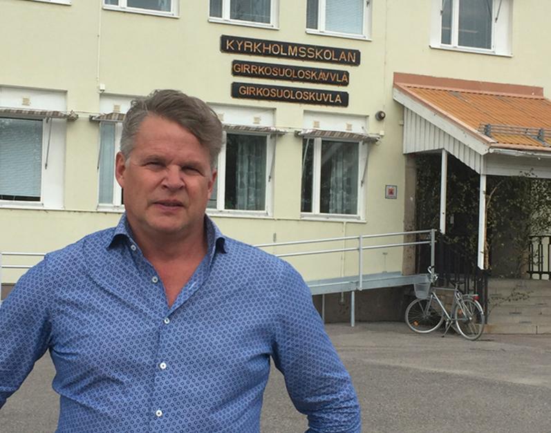 Ola Sonidsson, rektor för Öbergaskolan och Kyrkholmsskolan.