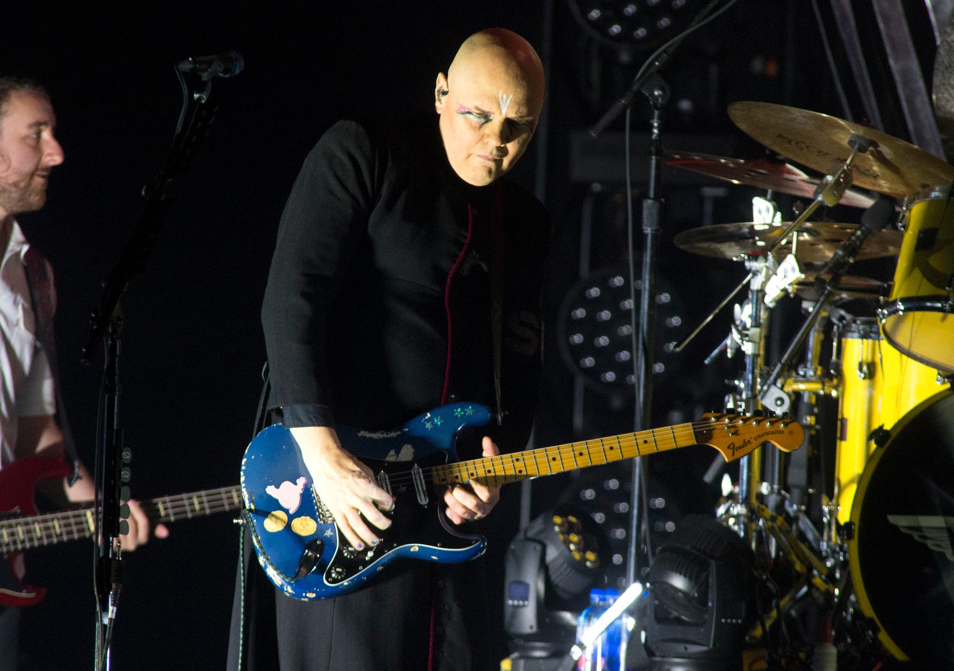 Billy Corgan och The Smashing Pumpkins är tillbaka med både ett kommande dubbelalbum och en animerad serie. Arkivbild.