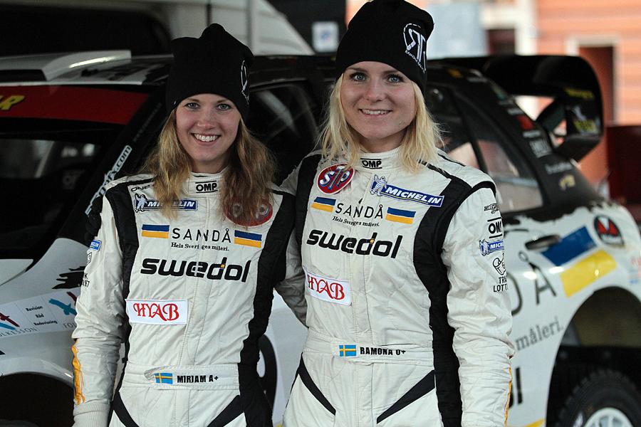 Miriam Walfridsson och Ramona Karlsson.