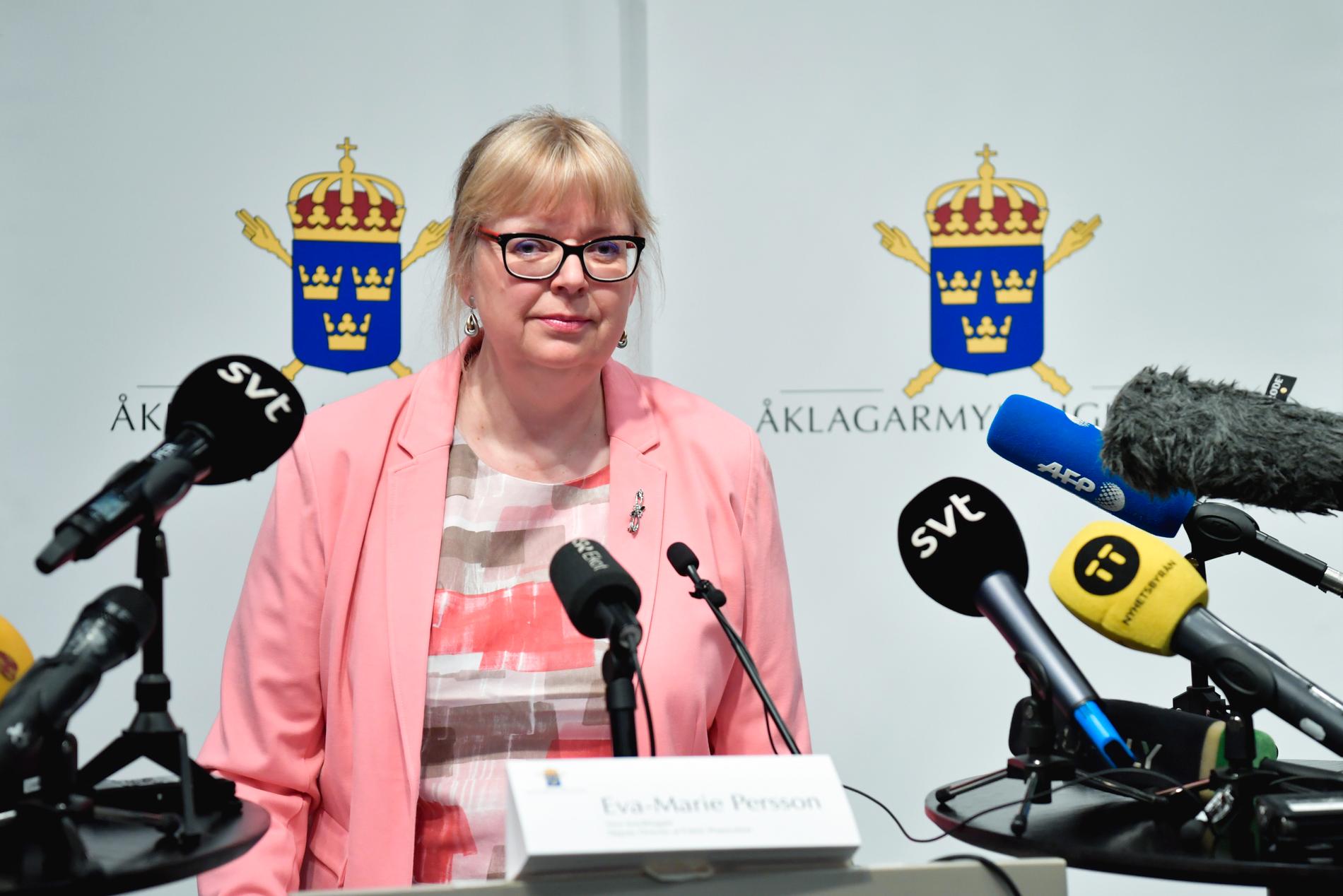 Överåklagaren Eva-Marie Persson. 