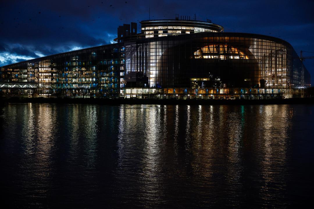 EU-parlamentet i Strasbourg i Frankrike.