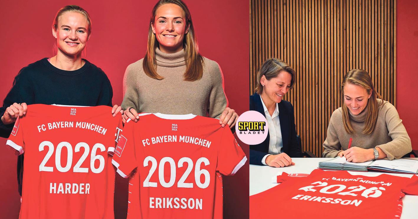 Magdalena Eriksson und Pernille Harder sind bereit für den FC Bayern München