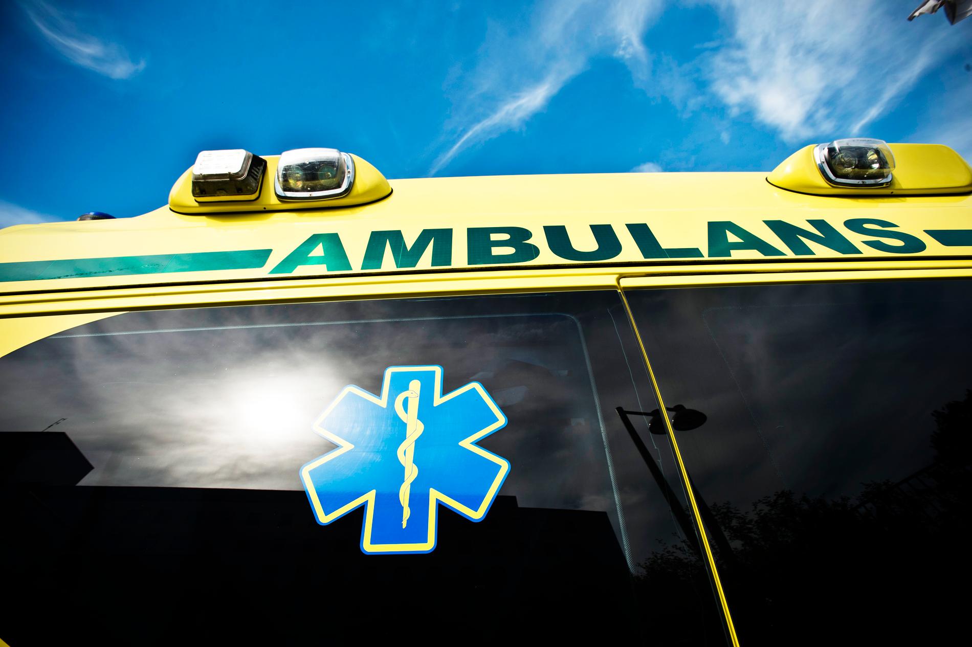 Ett övervakningssystem för ambulanser som Region Skåne upphandlat har visat sig ha allvarliga fel. Arkivbild.
