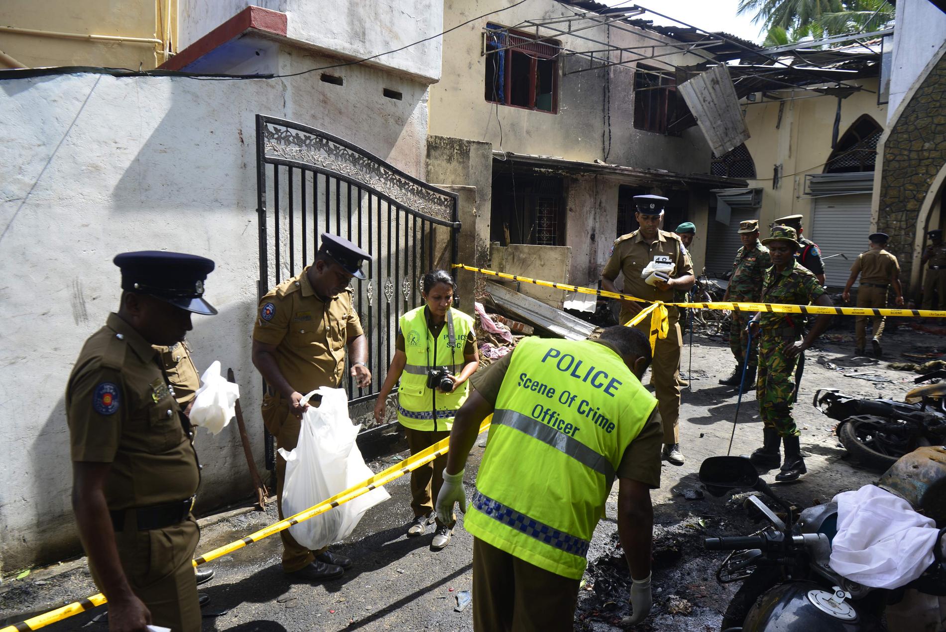 28 personer dog vid Zion Church i Batticaloa i östra Sri Lanka. Av dem var 14 barn.