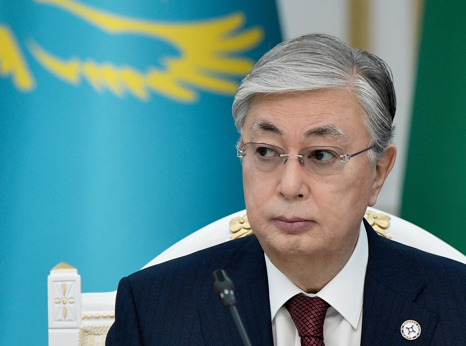 Kasym-Zjomart Tokajev blev president i Kazakstan sedan företrädaren Nursultan Nazarbajev avgått i mars 2019. Arkivbild.