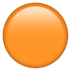 Orange cirkel. 
