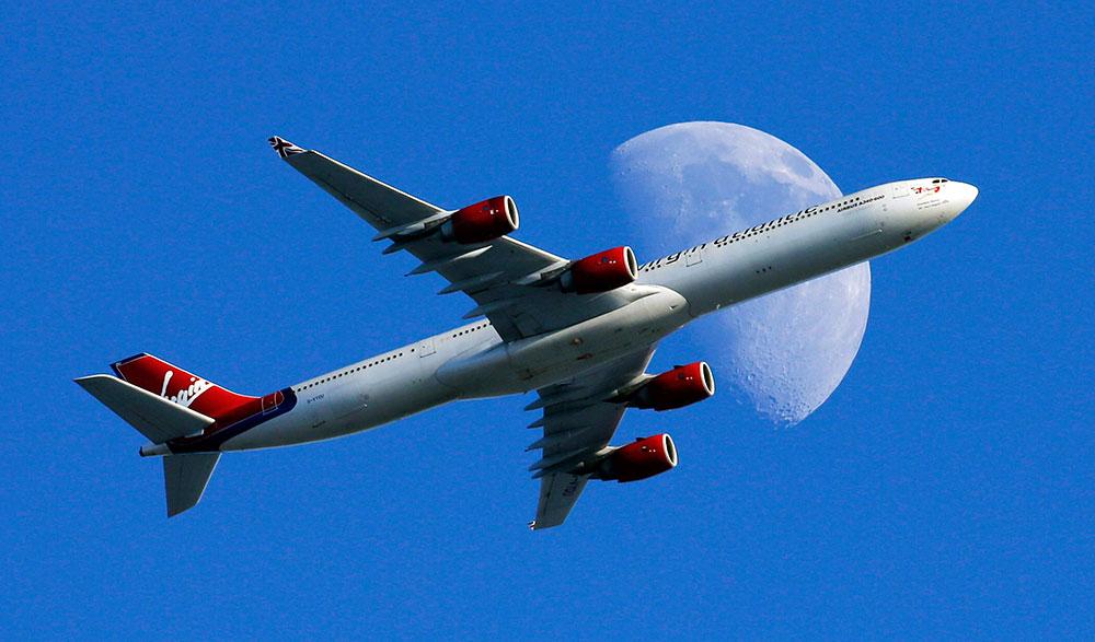 Ett passagerarplan från Virgin Atlantic slog hastighetsrekord. 