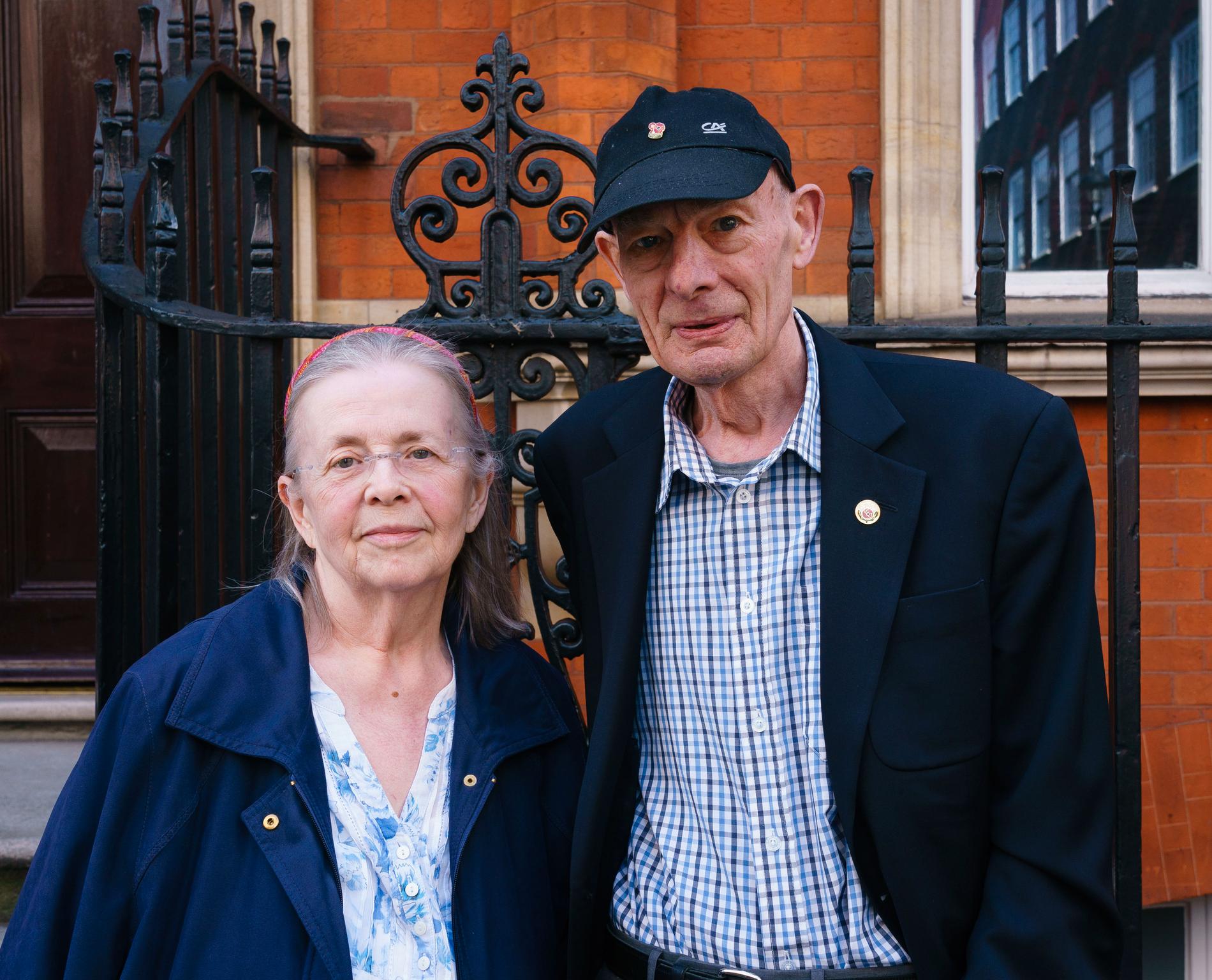 Christine James, 73 och Donald James, 81 röstar på Brexitpartiet.