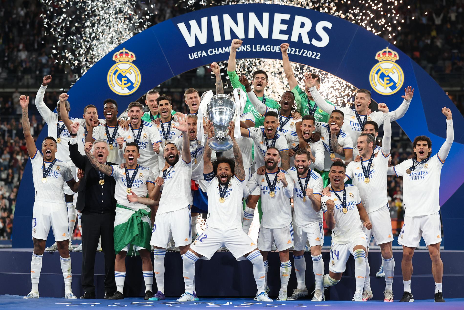 Real Madrid vann Champions League 2022 efter seger i finalen mot Liverpool. 