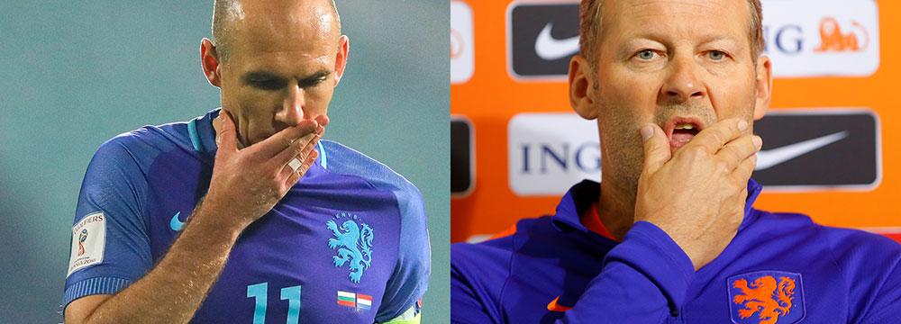 Arjen Robbens och Danny Blinds Holland ligger pyrt till.