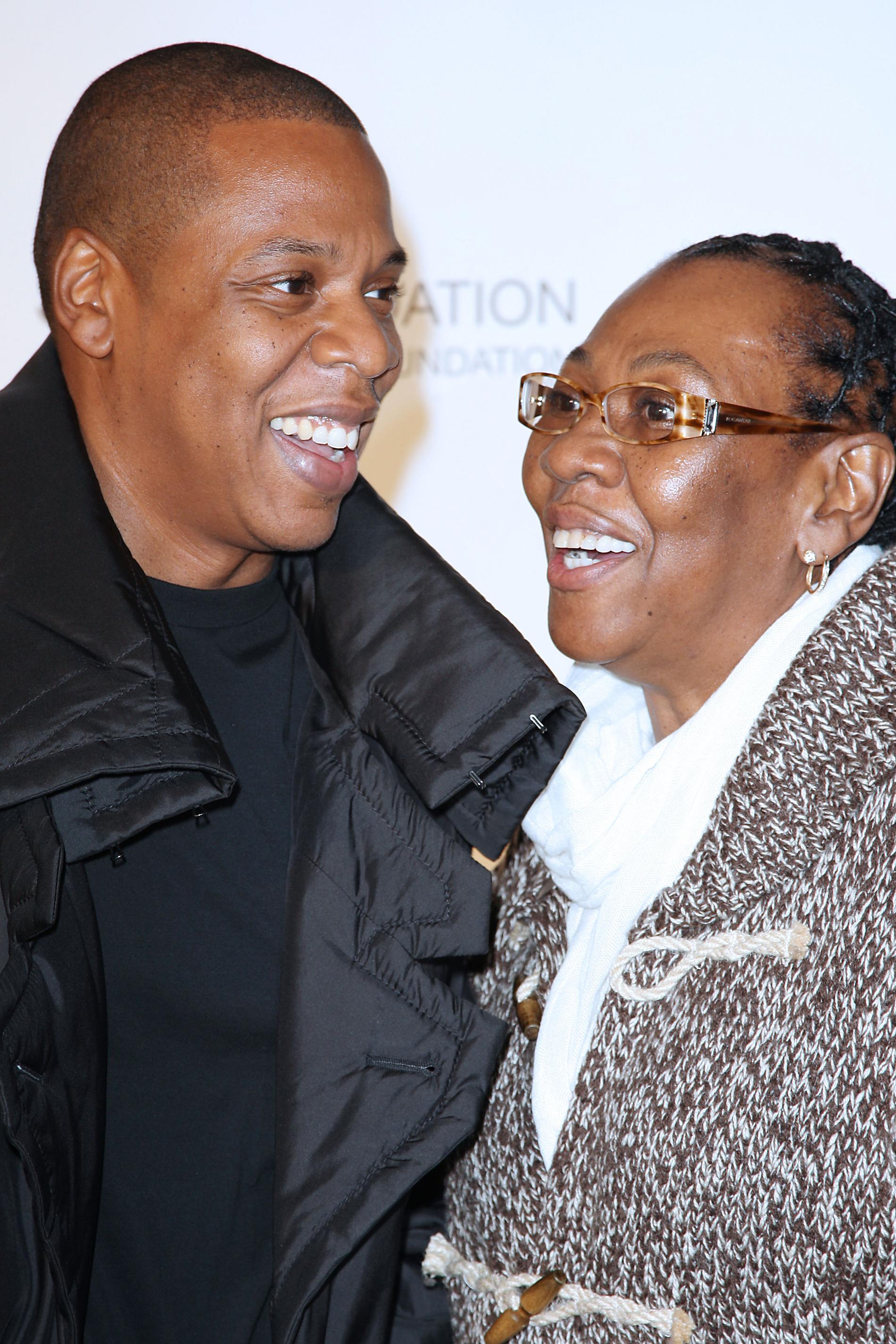 Jay Z och mamma Gloria Carter.