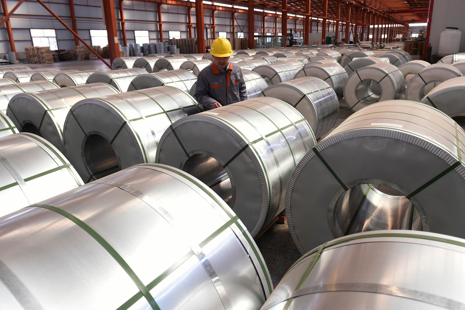 Ett grundläggande problem för stål- och aluminiumindustrin globalt är överkapacitet, inte minst i Kina. Arkivbild