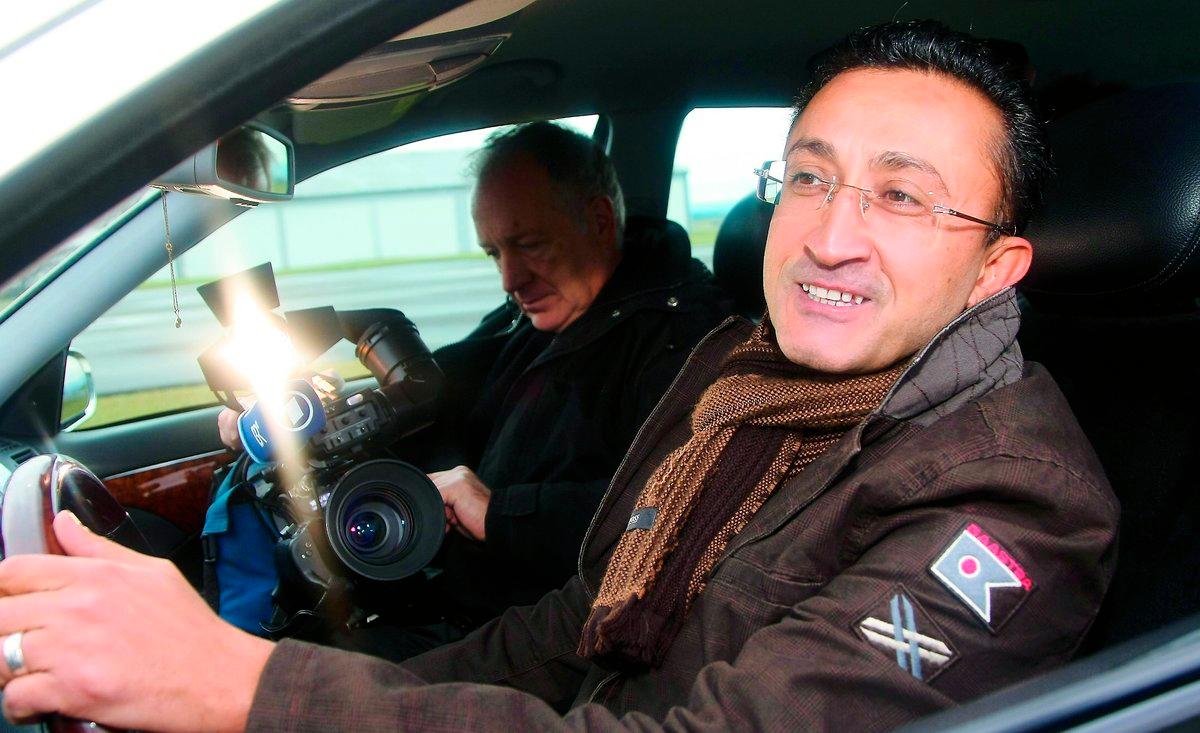 Taxichauffören Tuncer Yilmaz har förekommit flitigt i medierna både hemma i Tyskland och utomlands.