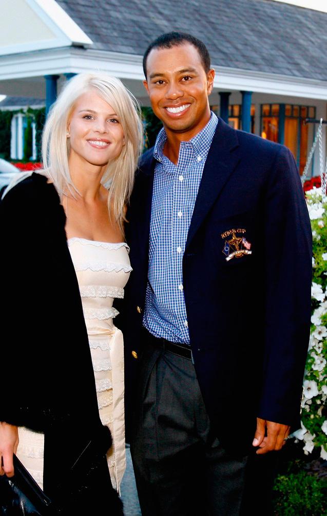 Elin Nordegren och Tiger Woods på den gamla goda tiden (2006).
