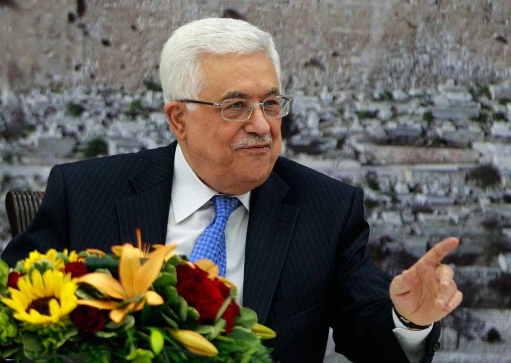 Palestinas president Mahmus Abbas.