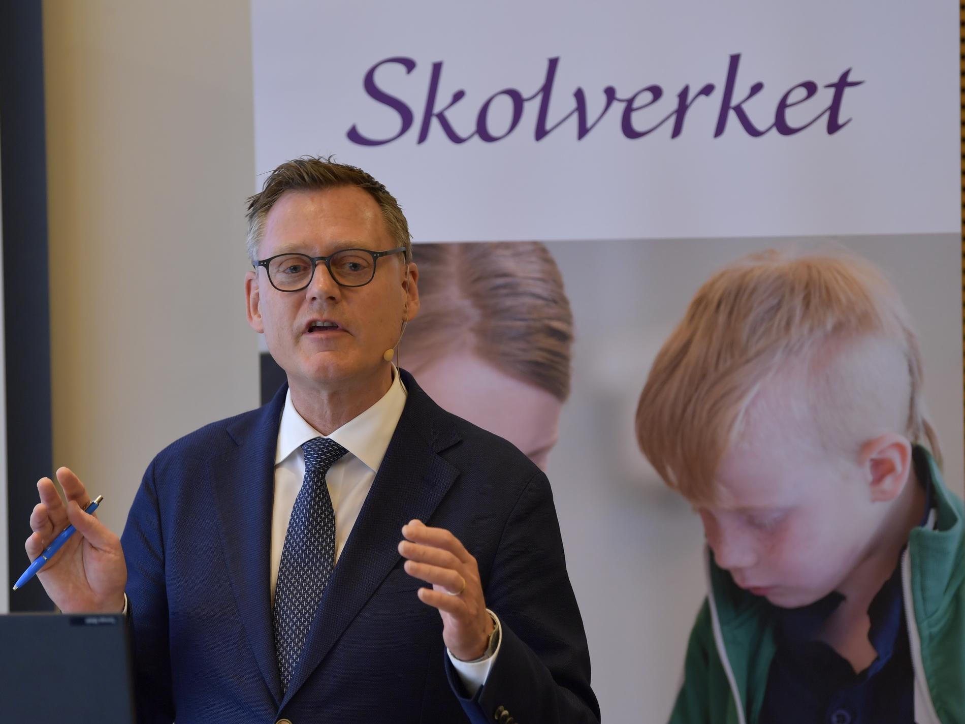 Skolverkets generaldirektör Peter Fredriksson konstaterar att svenska lärare trivs med sitt jobb.