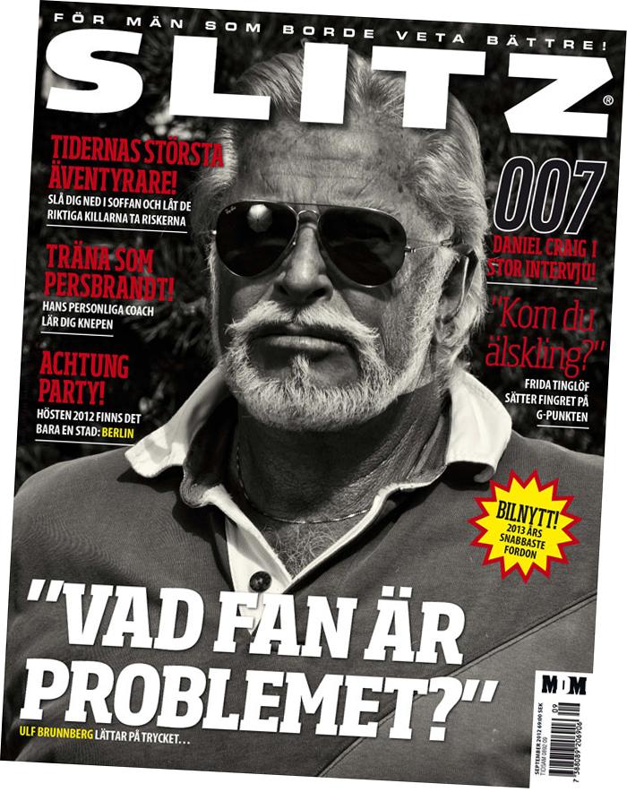Ulf Brunnberg i nya numret av Slitz som kommer ut i dag.