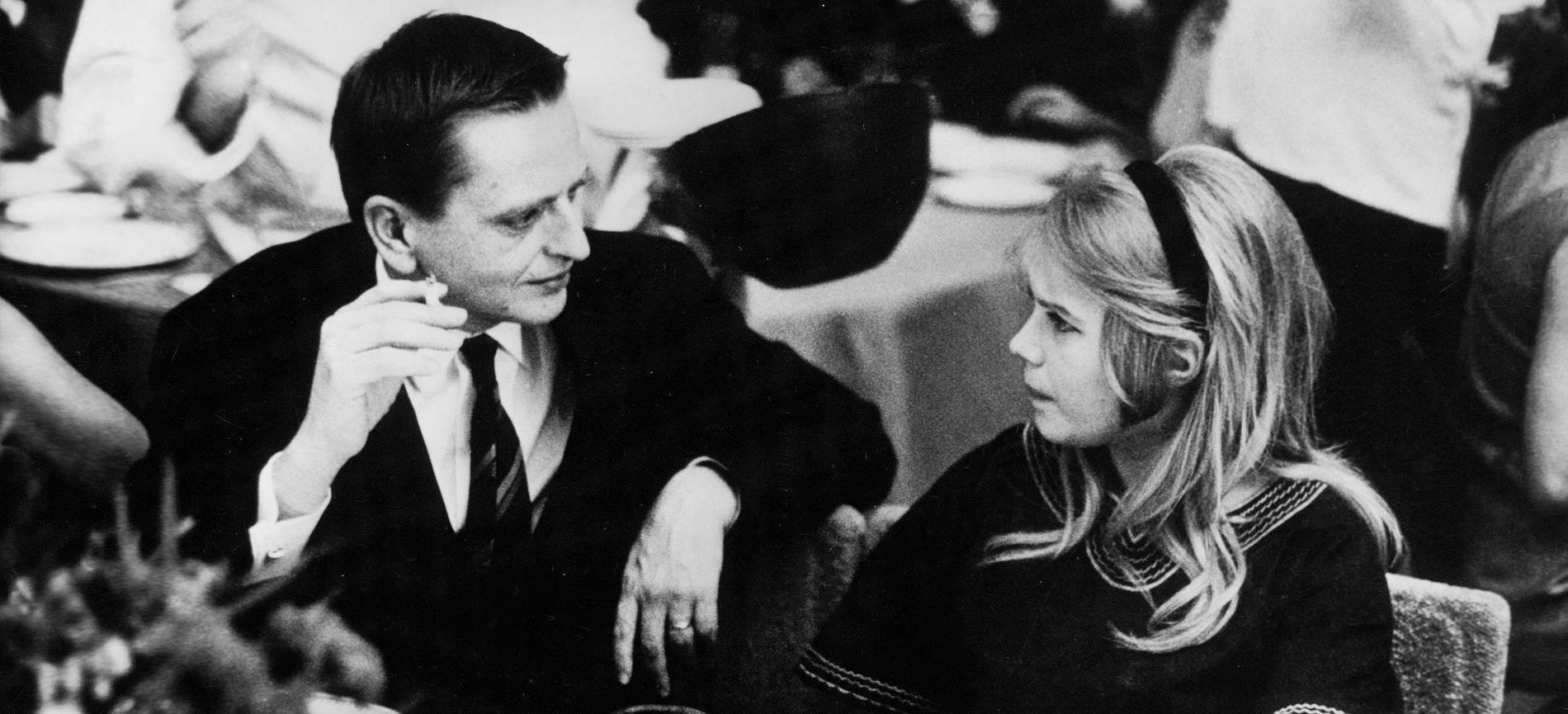 Olof Palme och Lena Nyman.