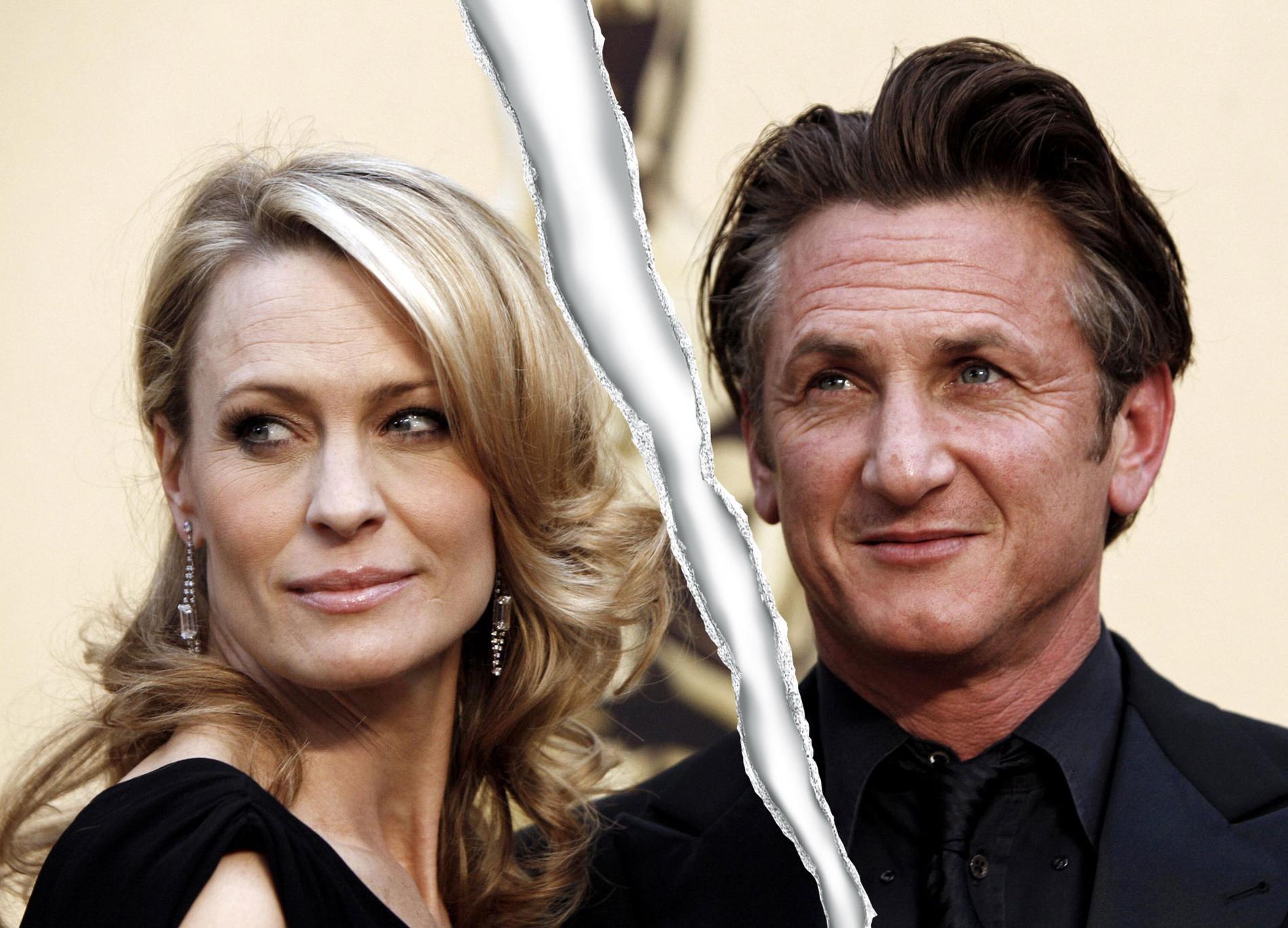 Robin Wright Penn och Sean Penn är nu officiellt skilda.