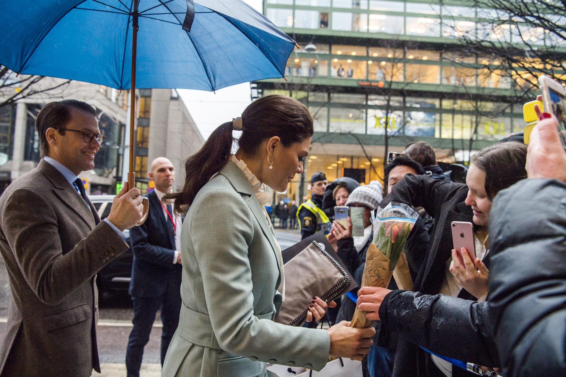 Prins Daniel och kronprinsessan Victoria vid NK 2018.