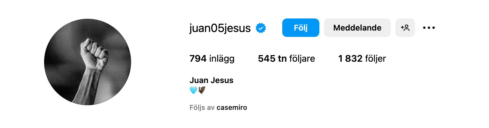 Juan Jesus Instagram