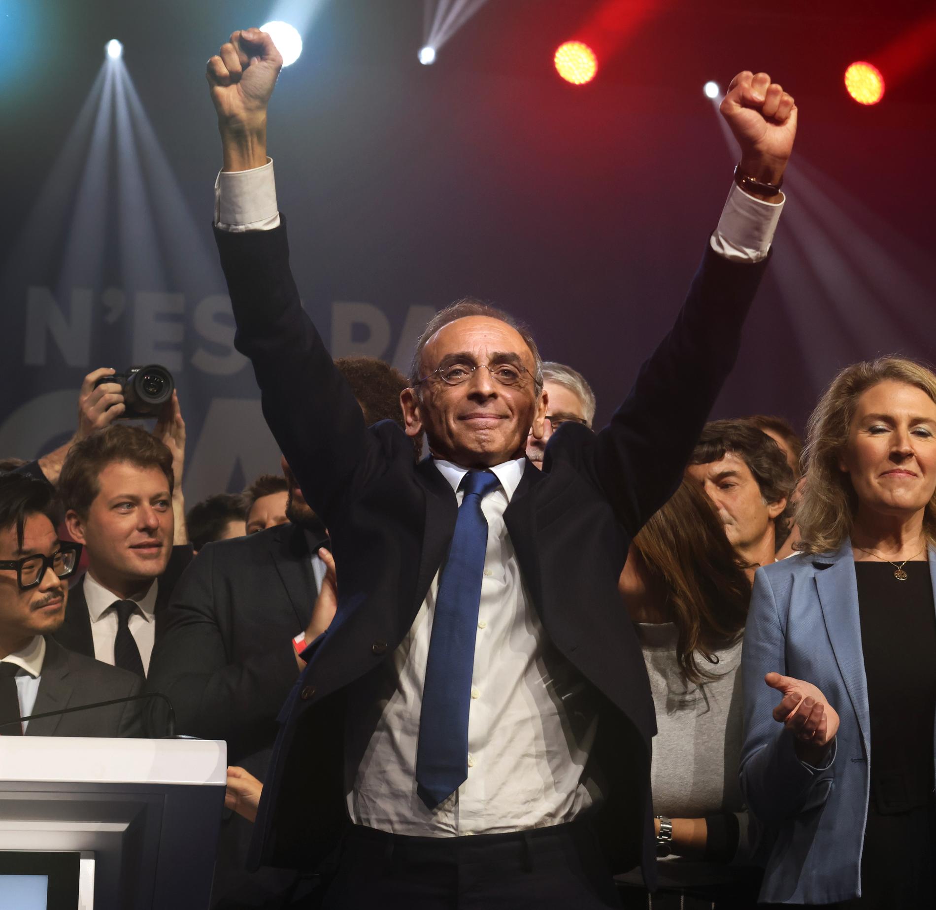 Kontroversielle presidentkandidaten Eric Zemmour splittrar Frankrikes väljare.
