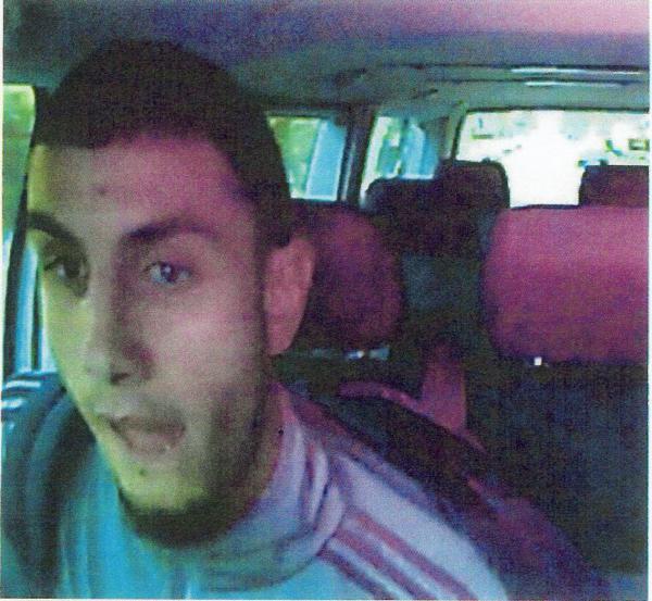 Den misstänkte terroristen hette Omar Abdel Hamid El-Hussein. Polisens övervakningsfilm från tidigare tillfälle.