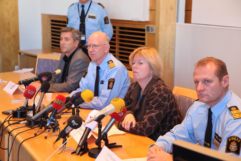 Polisen höll presskonferens om gripandet av 38-åringen.