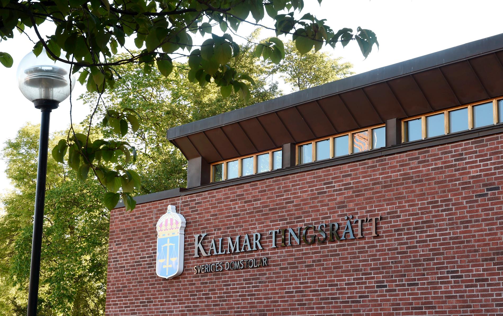 Kalmar tingsrätt dömer två män för inblandning i ett brutalt rånförsök i Läckeby utanför Kalmar i januari. Arkivbild.