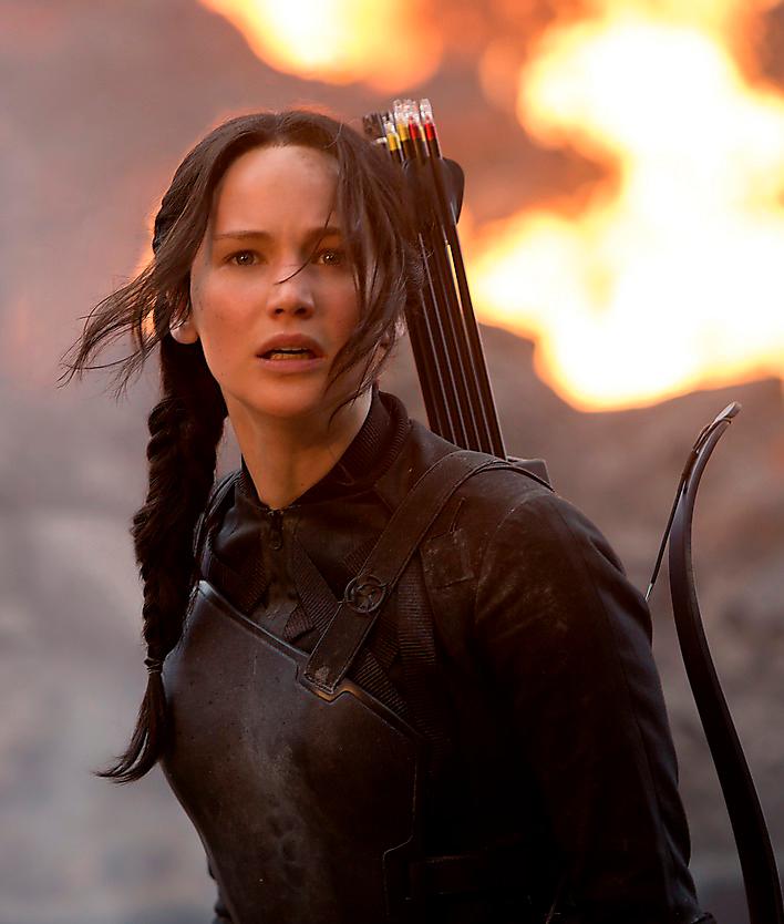 Ingen dödar bättre än Katniss (Jennifer Lawrence) i ”Hunger games”.