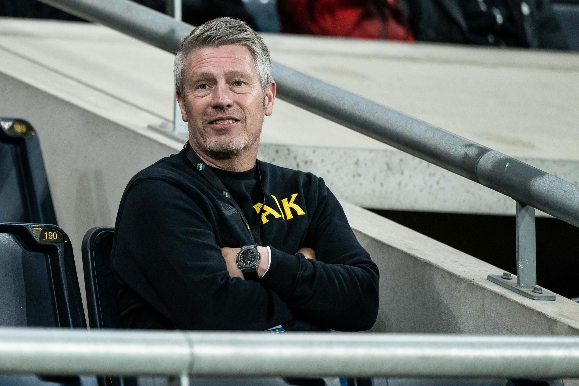 AIK:s sportchef Thomas Berntsen. 