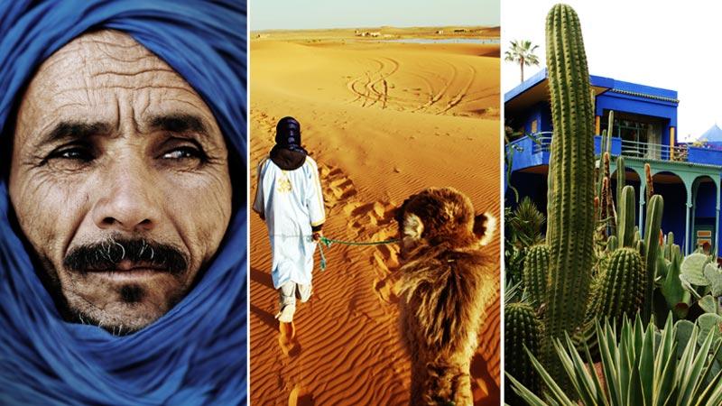 Beduiner, utflykter i Sahara och Jardin Majorelle – tre anledningar att åka till Marrakech.