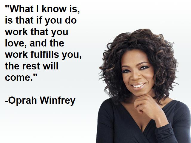 Jobb & kärlek med Oprah