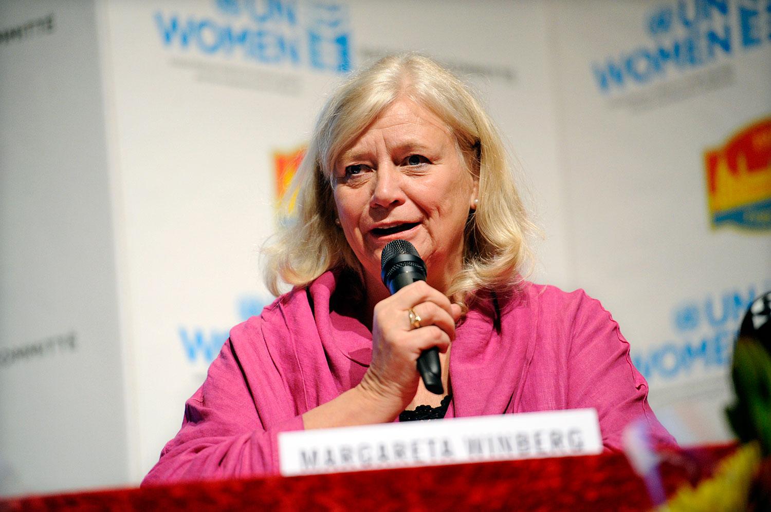 Margareta Winberg var S-minister fram till 2003 och är i dag regionalpolitisk aktiv.