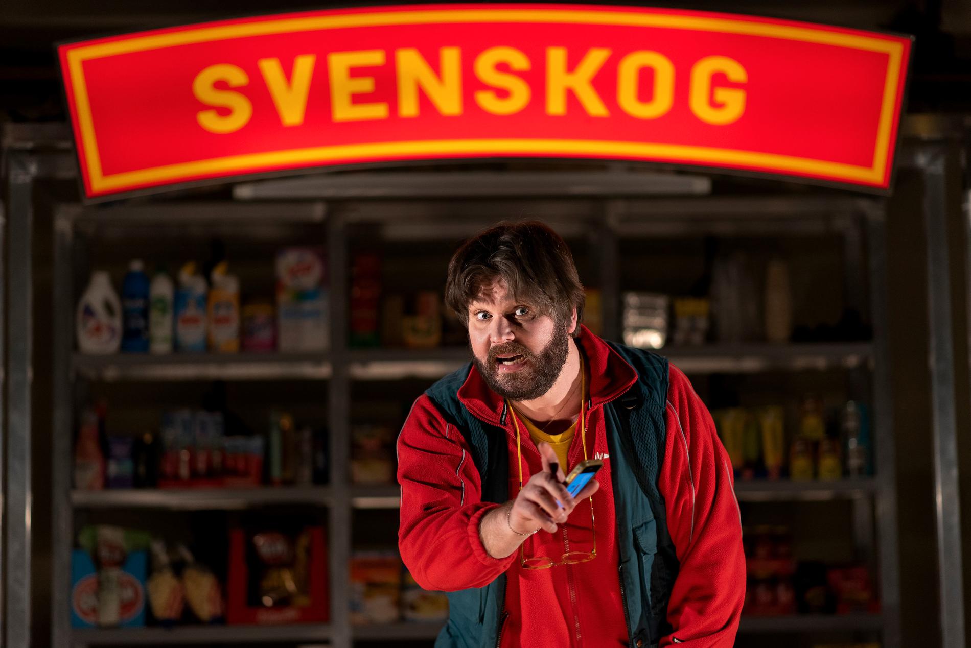 Peter Jansson i "Bygdens söner", en av de uppsättningar som ställts in på Östgötateatern. Pressbild.