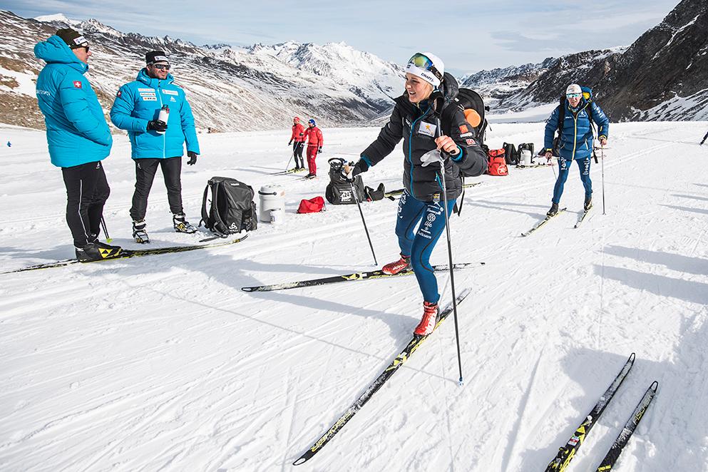 Även Stina Nilsson trivs på 3 000 meters höjd
