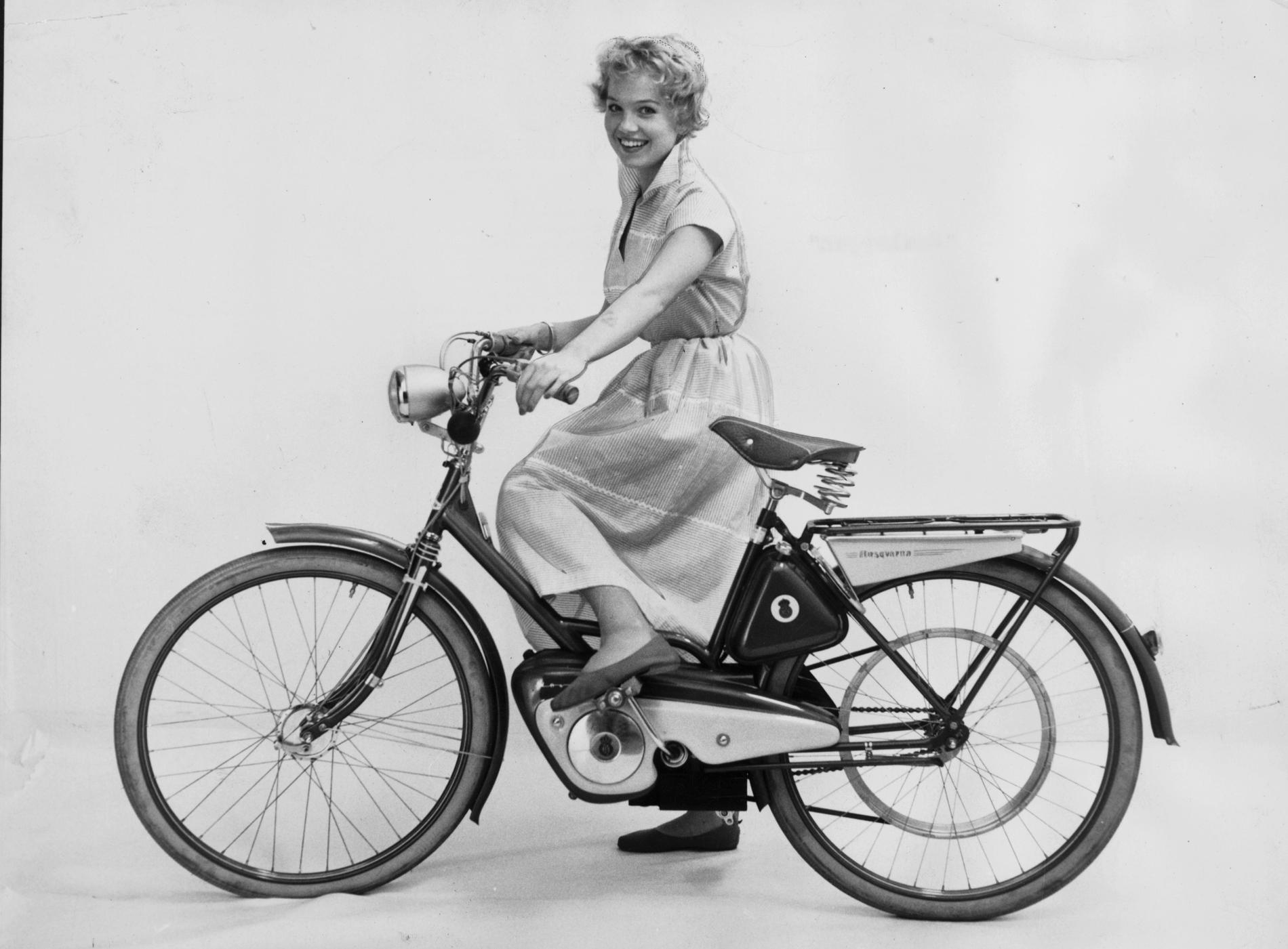 En Husqvarna Novolette moped från 1954. 