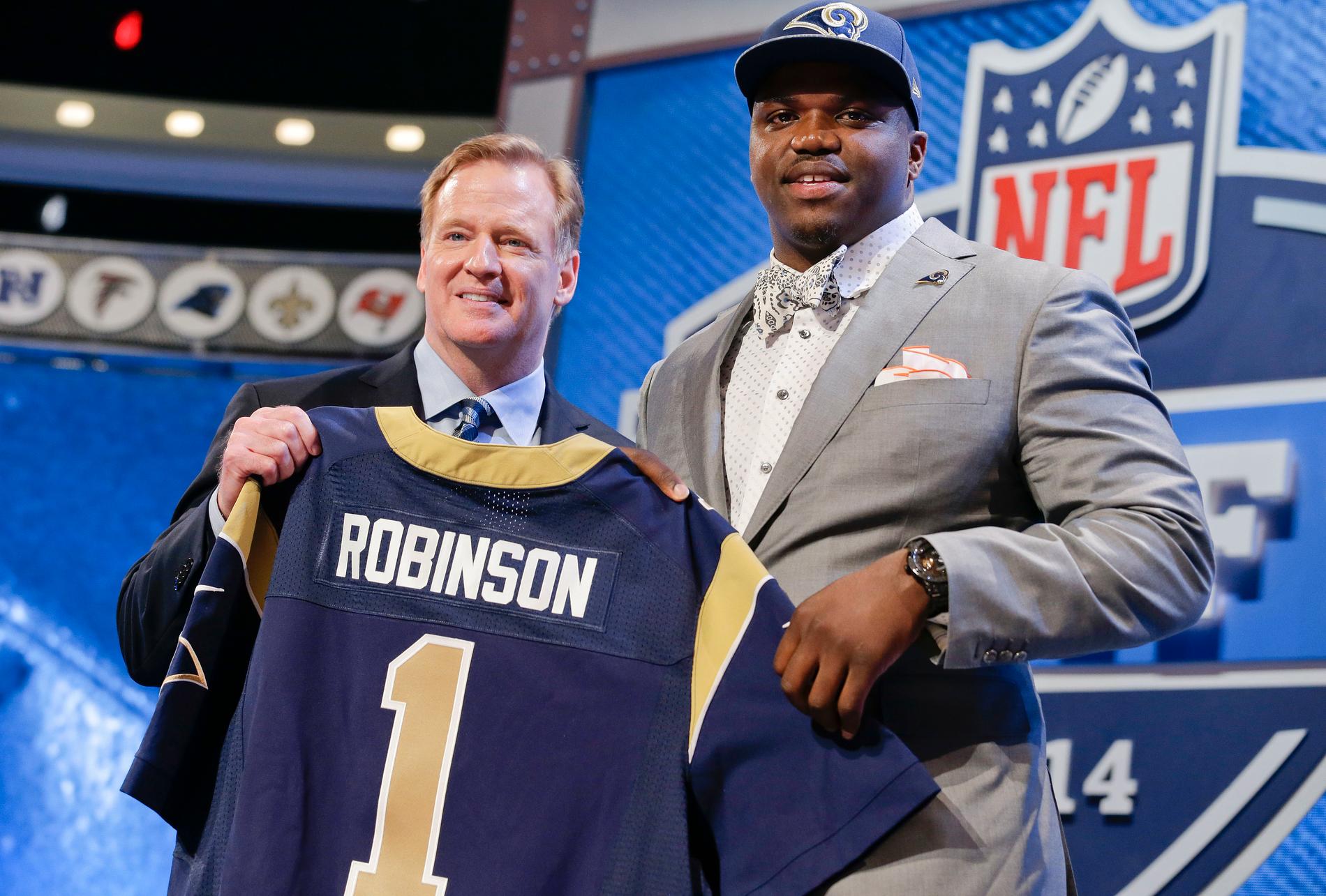 Greg Robinson valdes som tvåa i NFL-draften 2014.