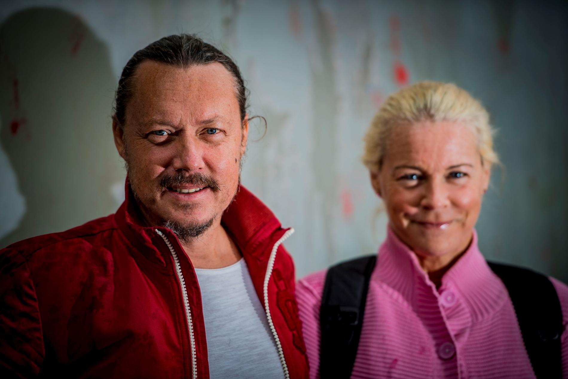 Pappa Svante Thunberg och mamma Marlena Ernman.