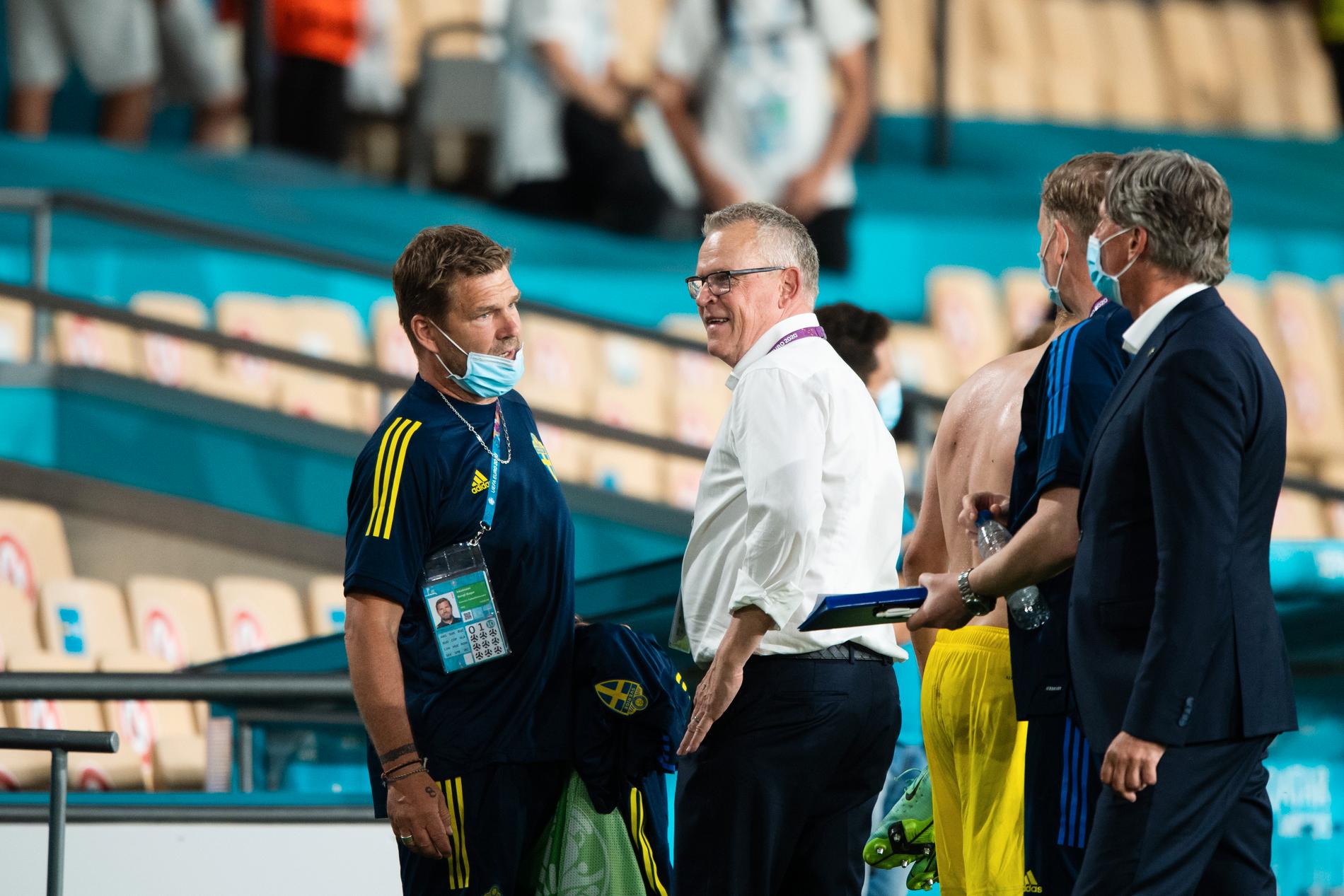 Janne Andersson var nöjd efter 0–0 mot Spanien.
